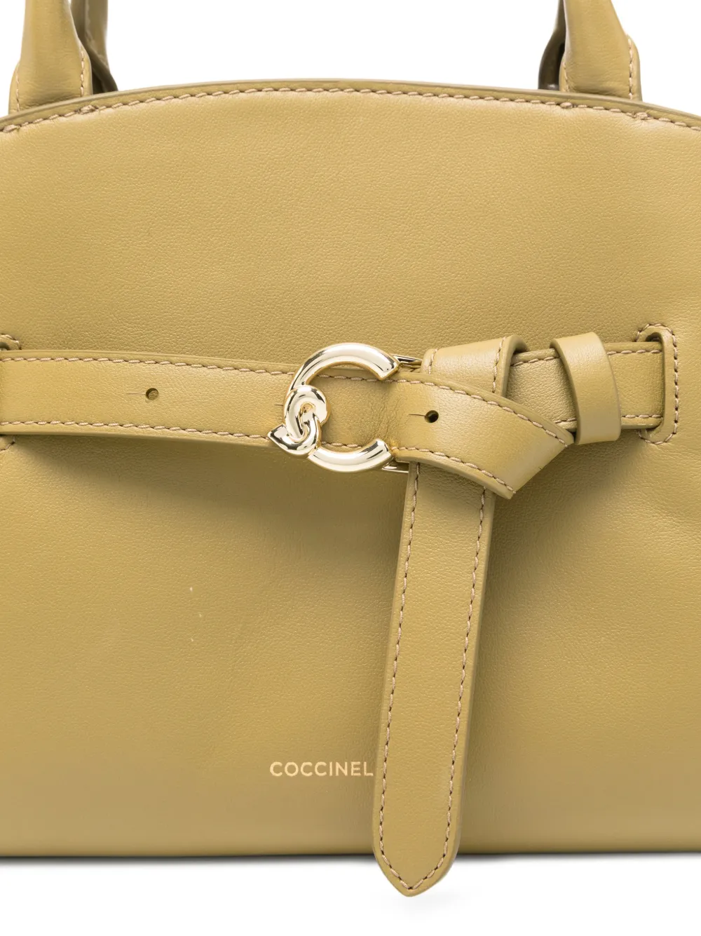 Coccinelle Shopper met gesp Groen