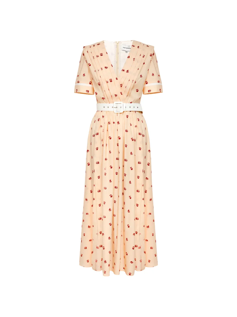 POST MERIDIEM side-split dress - Toni neutri