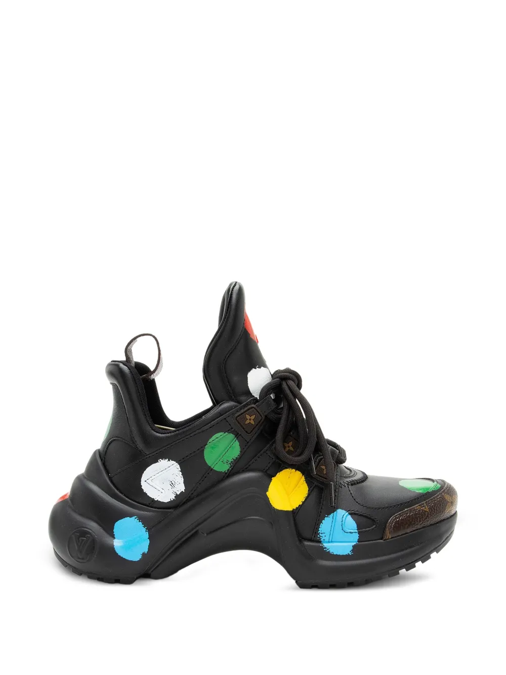Louis Vuitton Pre-Owned x YK Dots Archlight canvas sneakers - Schwarz