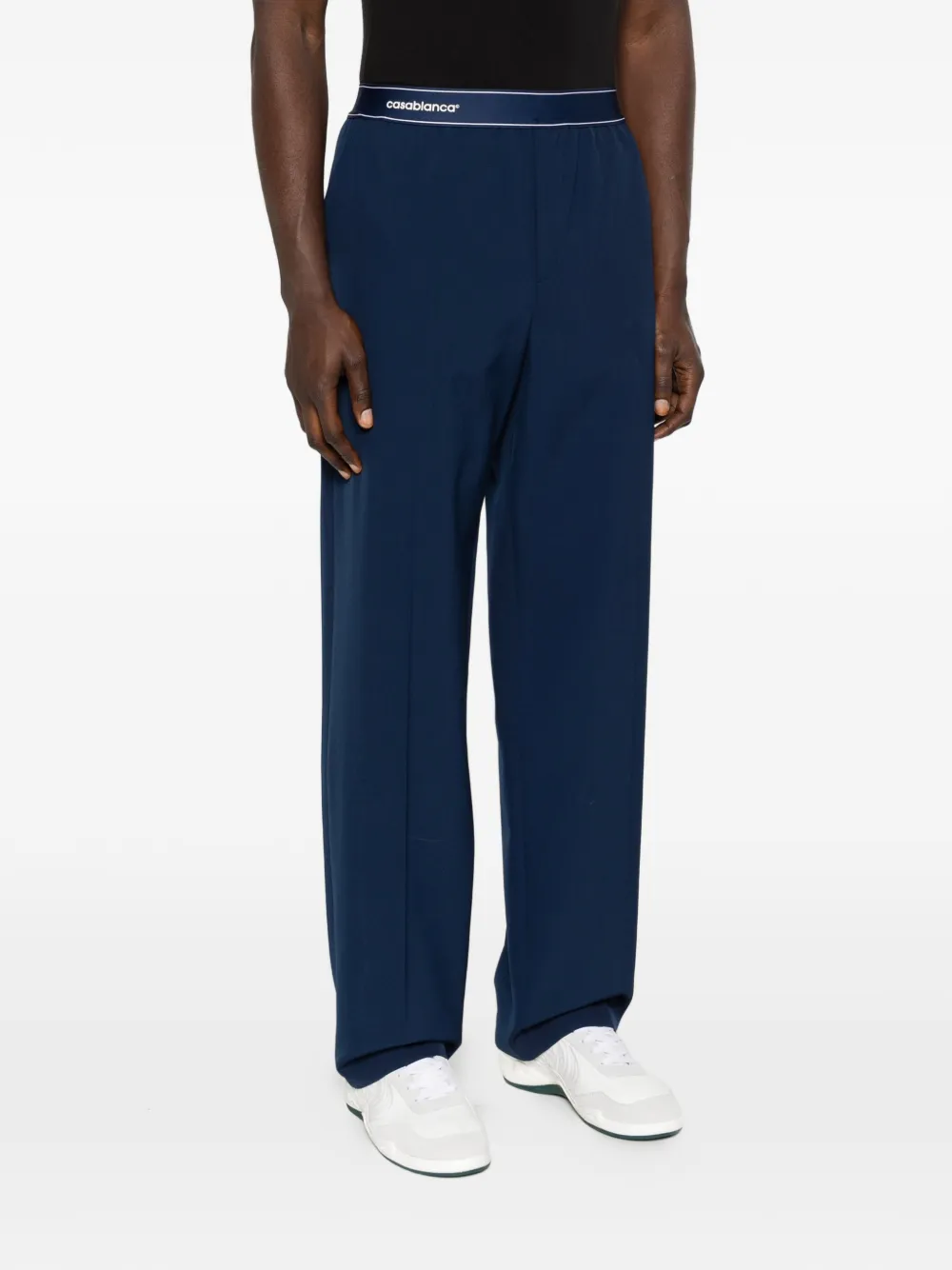 Casablanca Broek met elastische taille Blauw