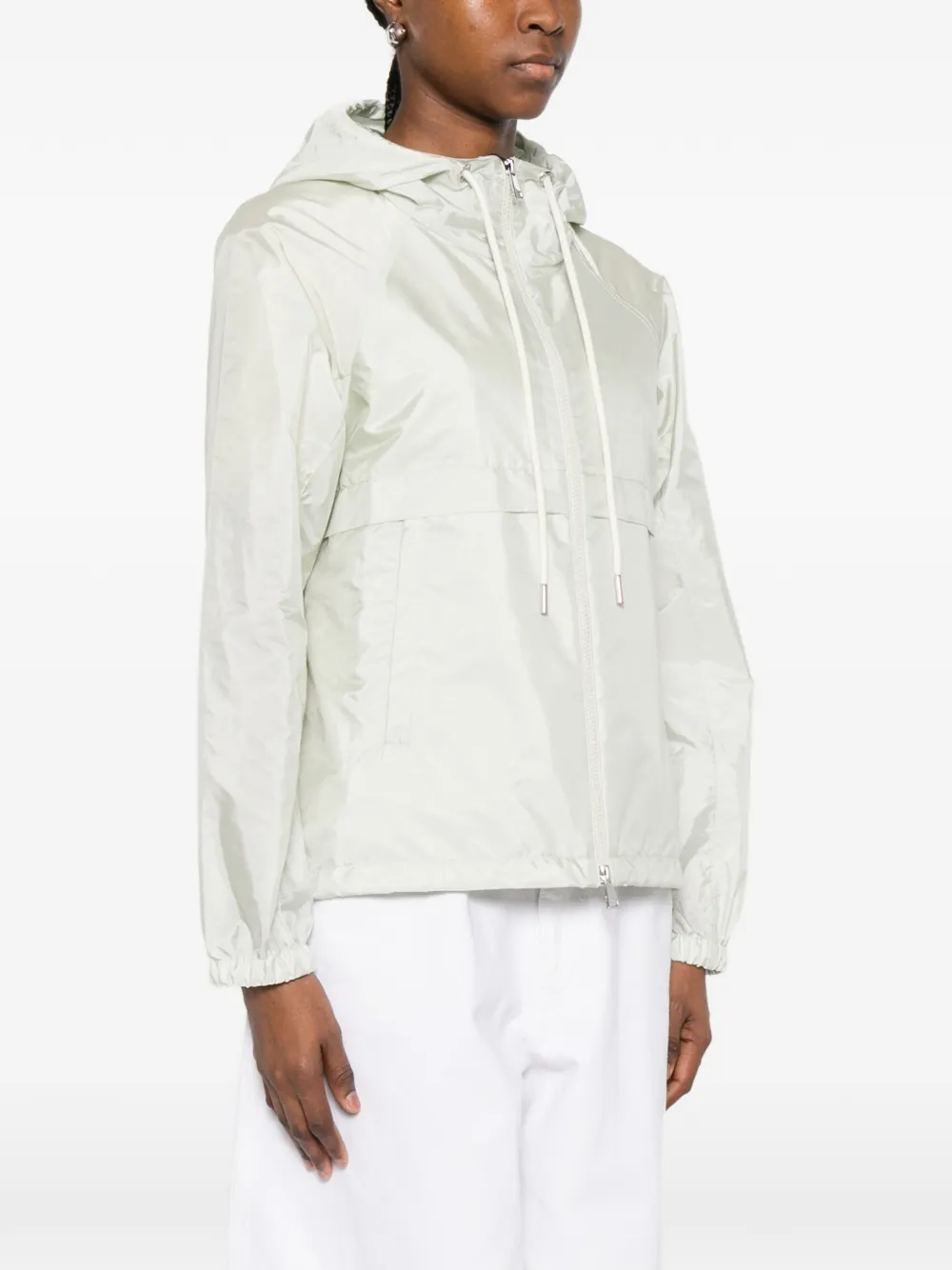 Moncler Coquelicot jack met capuchon Groen