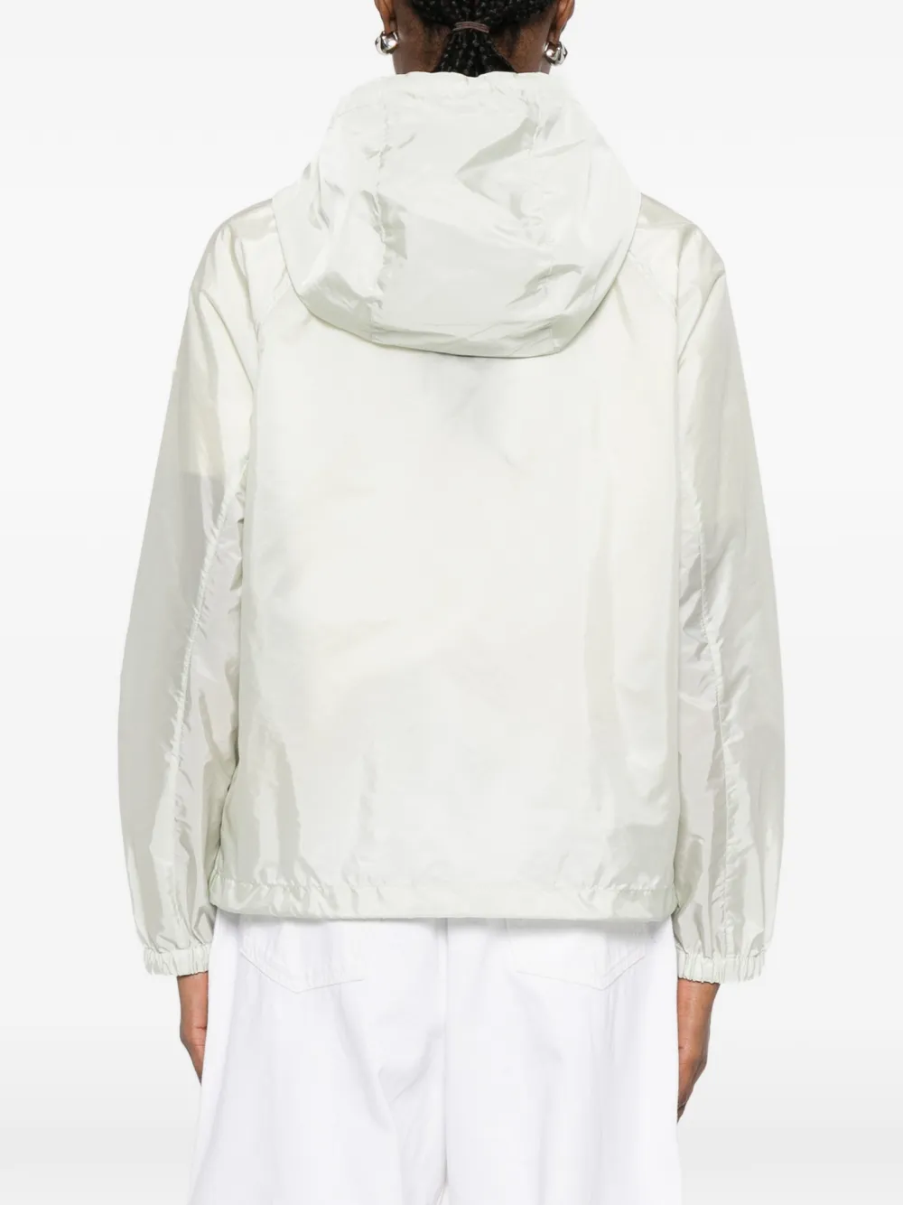 Moncler Coquelicot jack met capuchon Groen