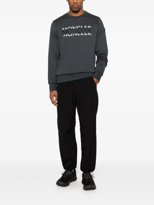 Moncler ロゴ スウェットシャツ | グレー | FARFETCH JP
