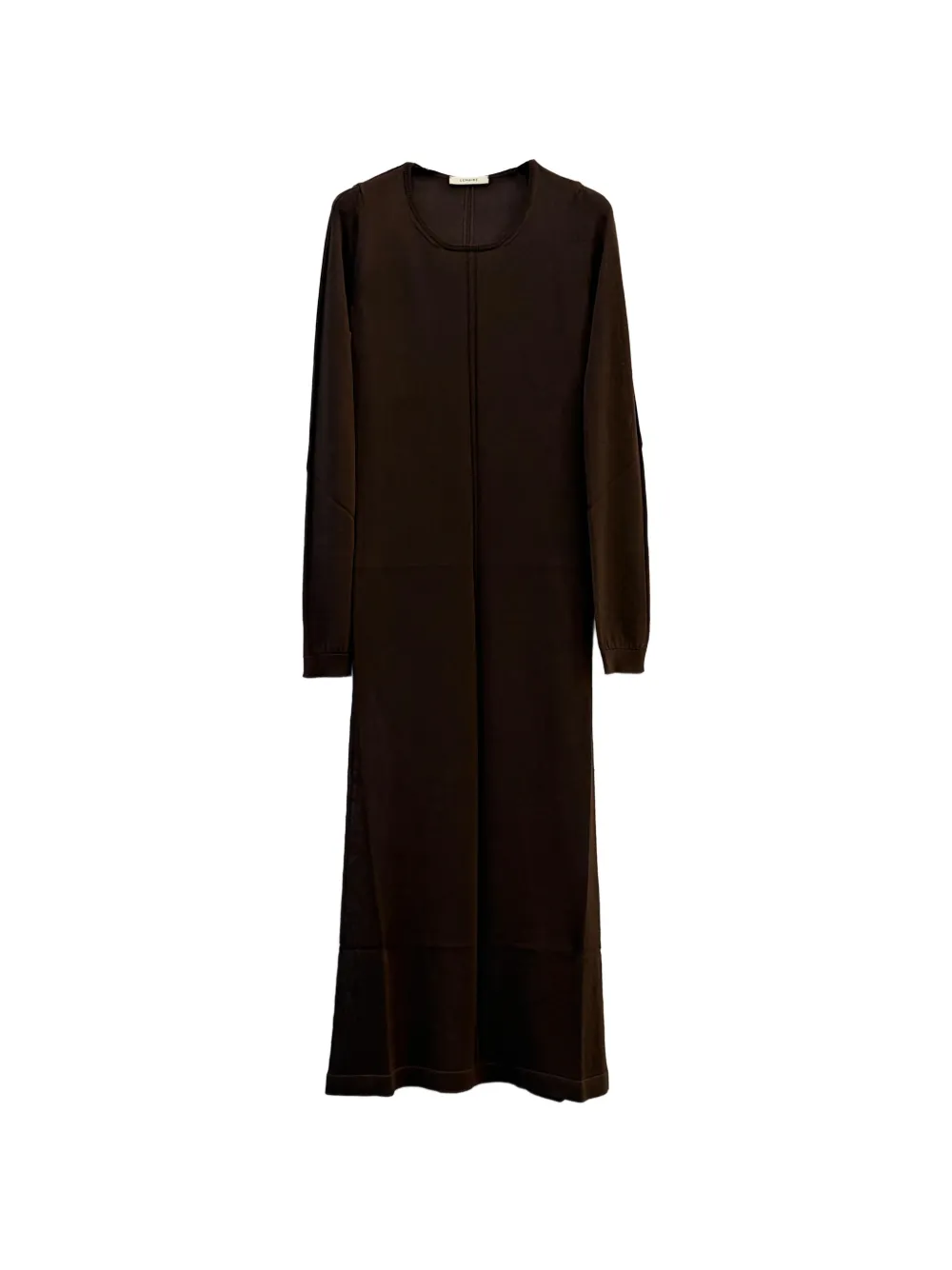 LEMAIRE long-sleeve maxi dress - Marrone
