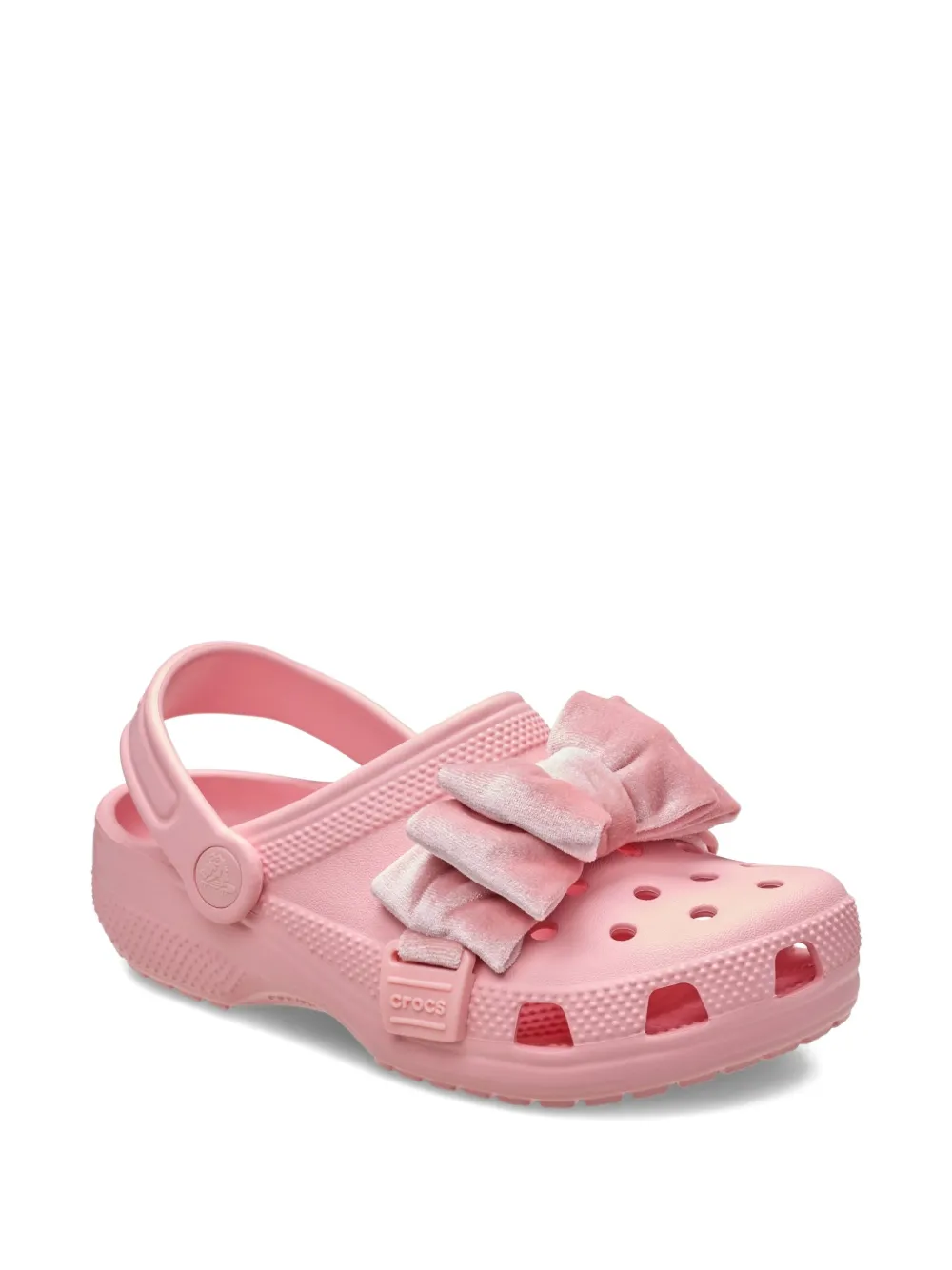 Crocs Kids Classic Bow clog sandals Roze