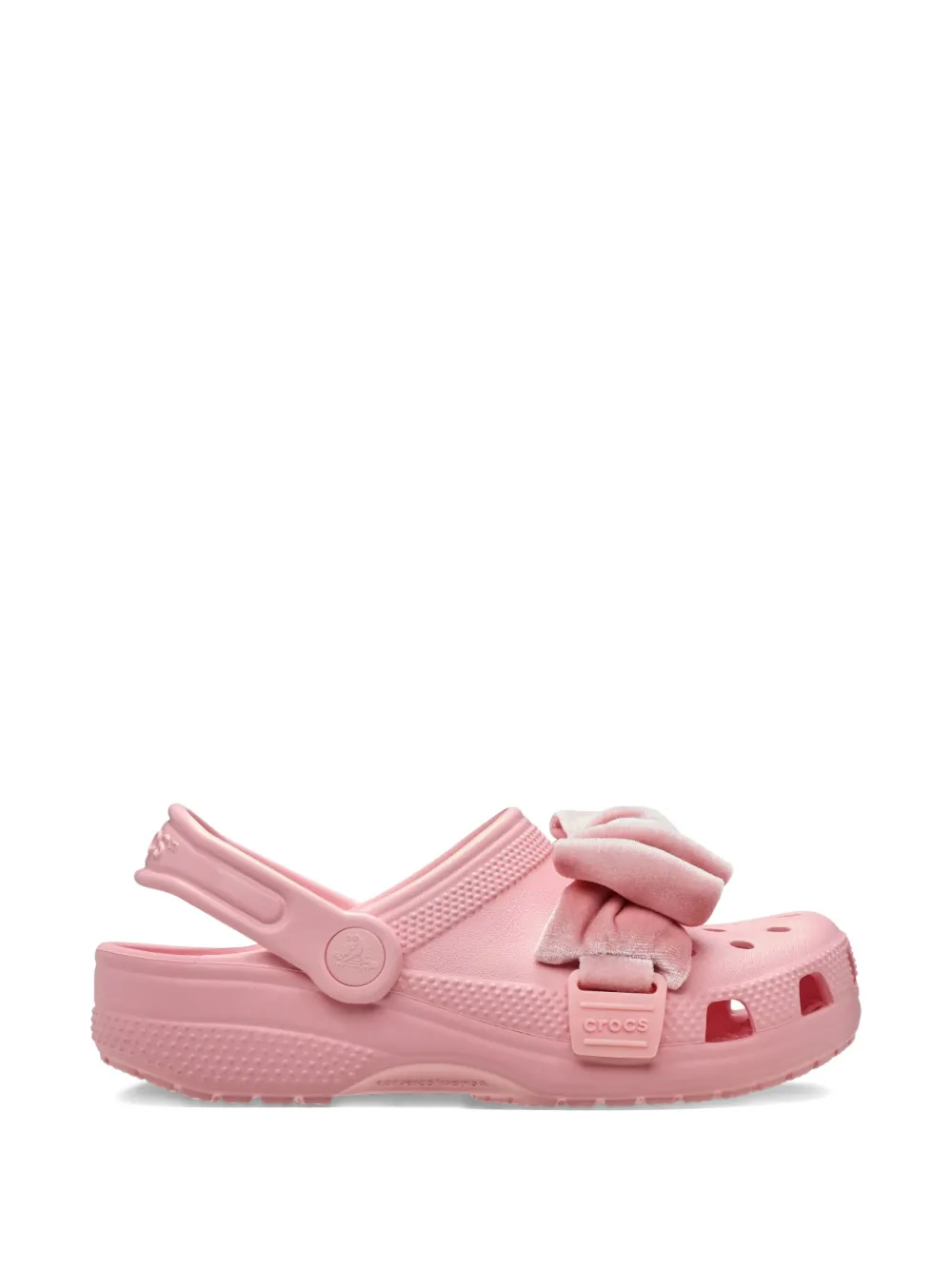 Crocs Kids Classic Bow clog sandals Roze