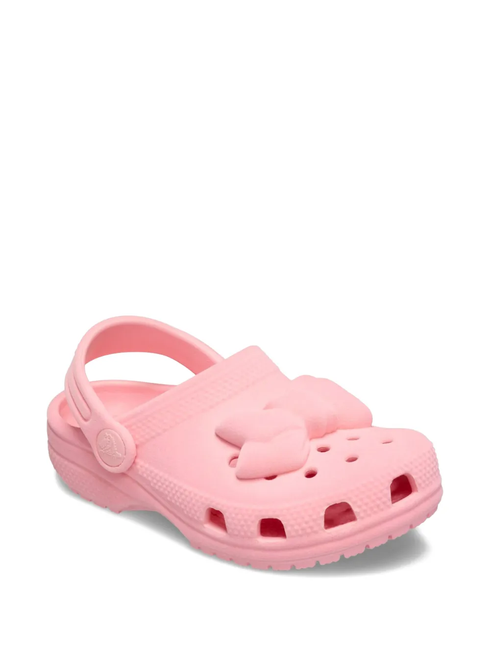 Crocs Kids Classic Velvet Bow klompen Roze