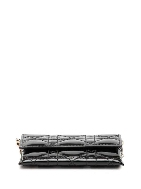 Christian Dior Pre-Owned 2020 Nano Patent Cannage Lady Dior  display picture 1