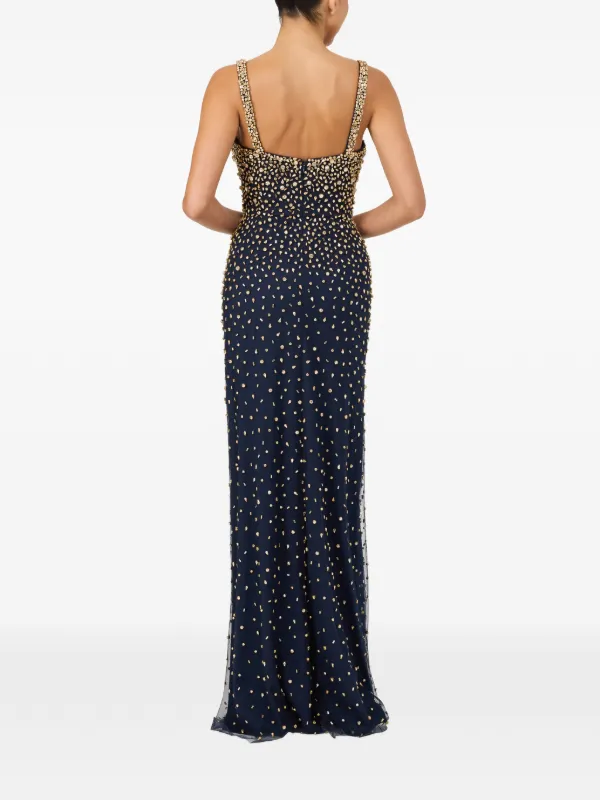 jenny packham blue polka dot dress Jenny Packham Cornflower Blue Dotted Dress - Kate Middleton Dresses