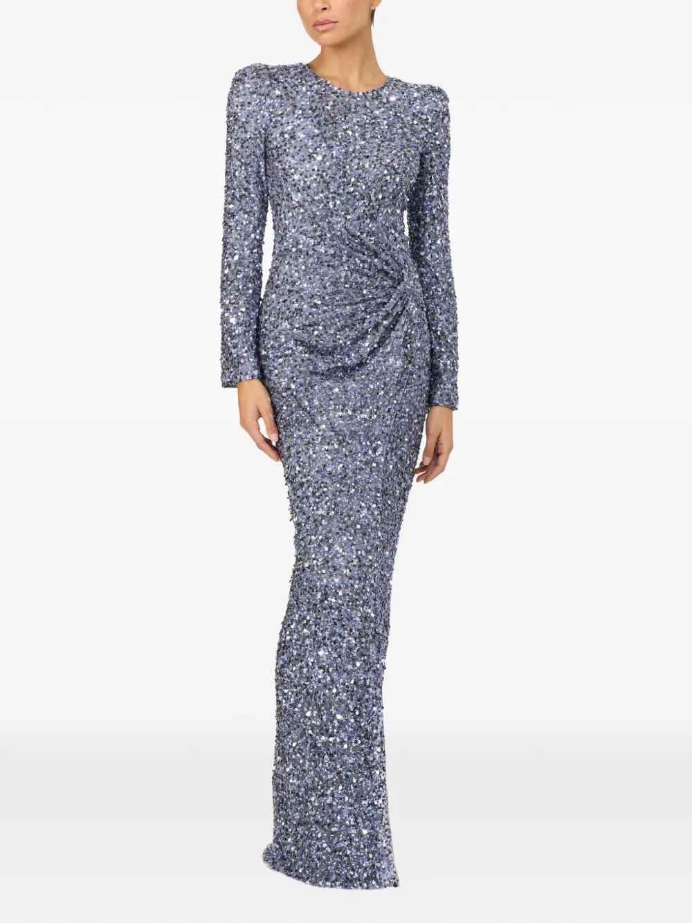 Jenny Packham Avondjurk met pailletten Grijs