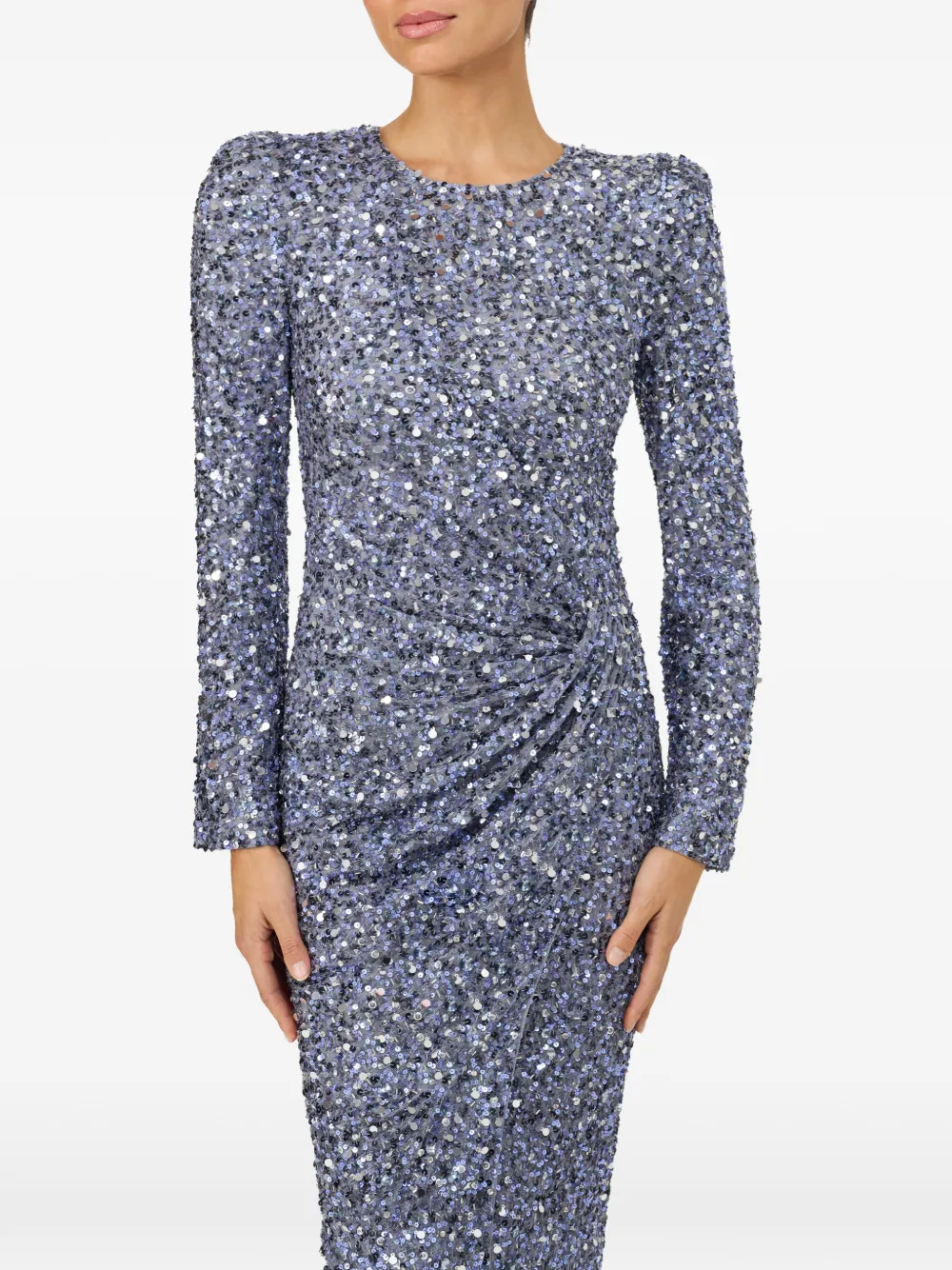 Jenny Packham Avondjurk met pailletten Grijs