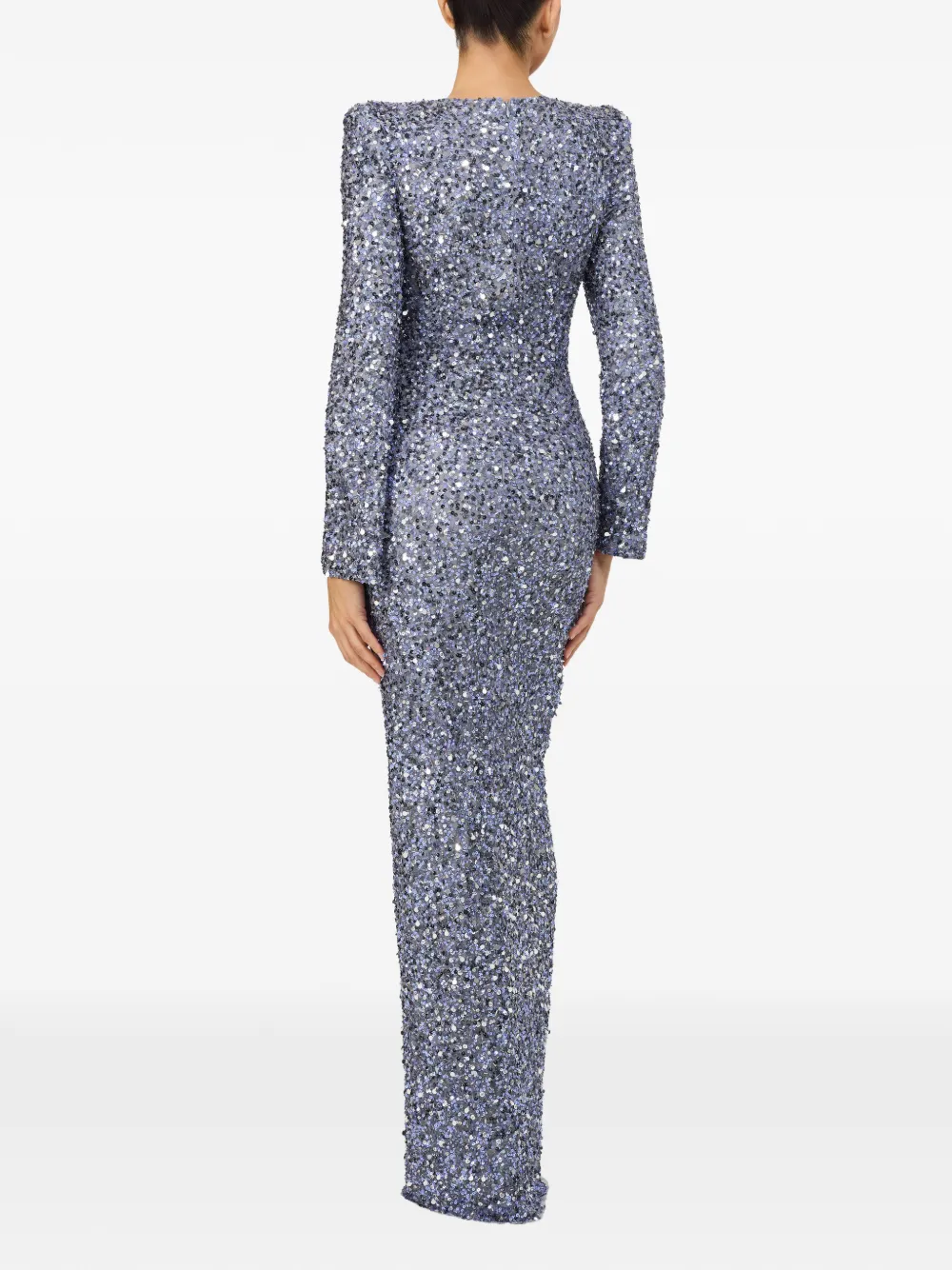Jenny Packham Avondjurk met pailletten Grijs