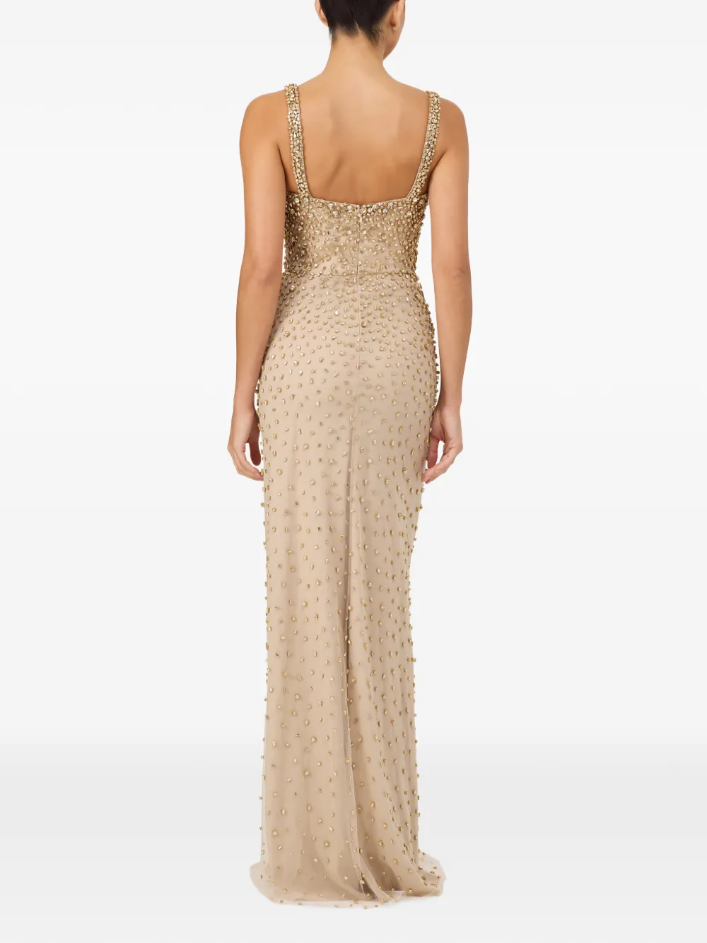 Jenny Packham Cherry maxi-jurk Beige