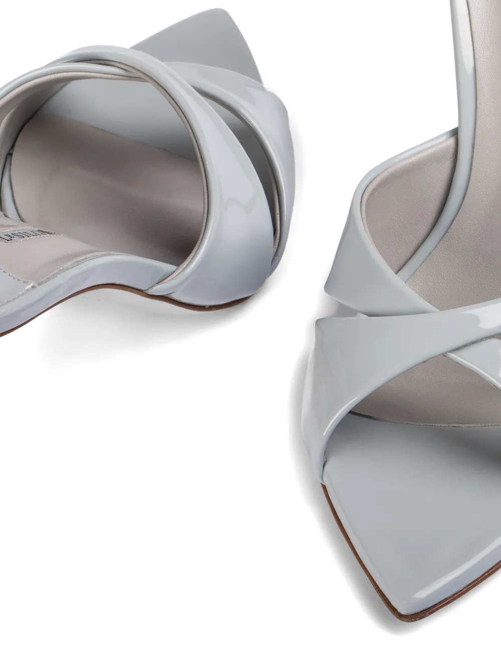 Le Silla Shirley sandalen met gekruiste bandjes Grijs