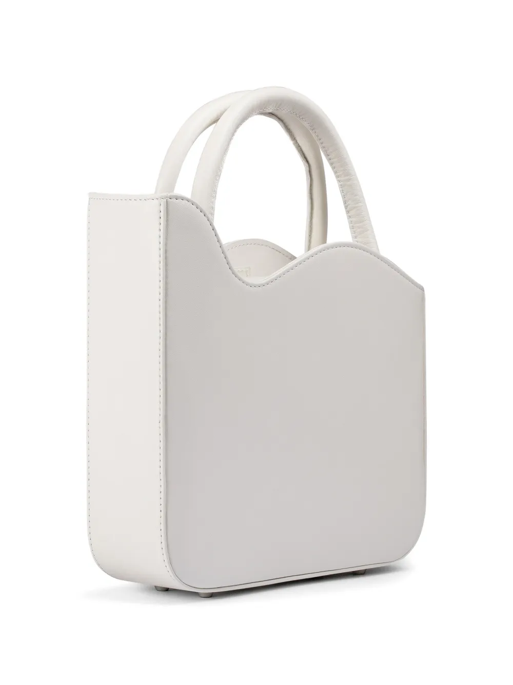 Le Silla Medium Ivy leren tas Wit