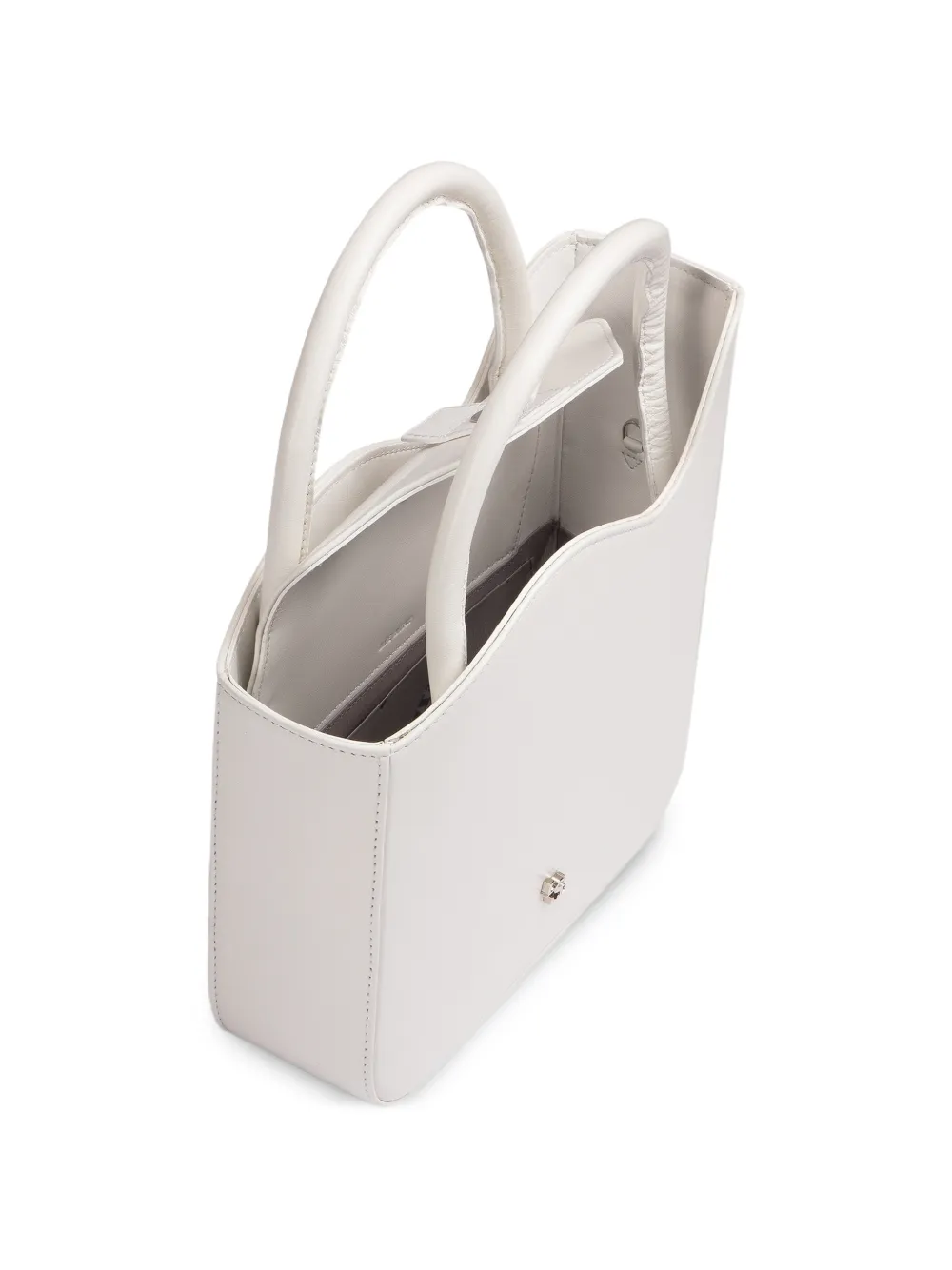 Le Silla Medium Ivy leren tas Wit