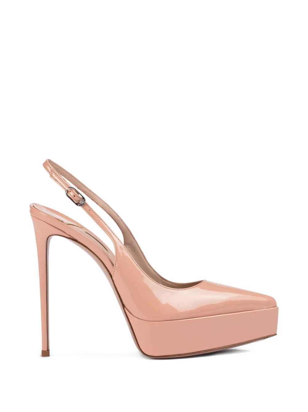 Le Silla Uma slingback pumps met plateauzool Roze