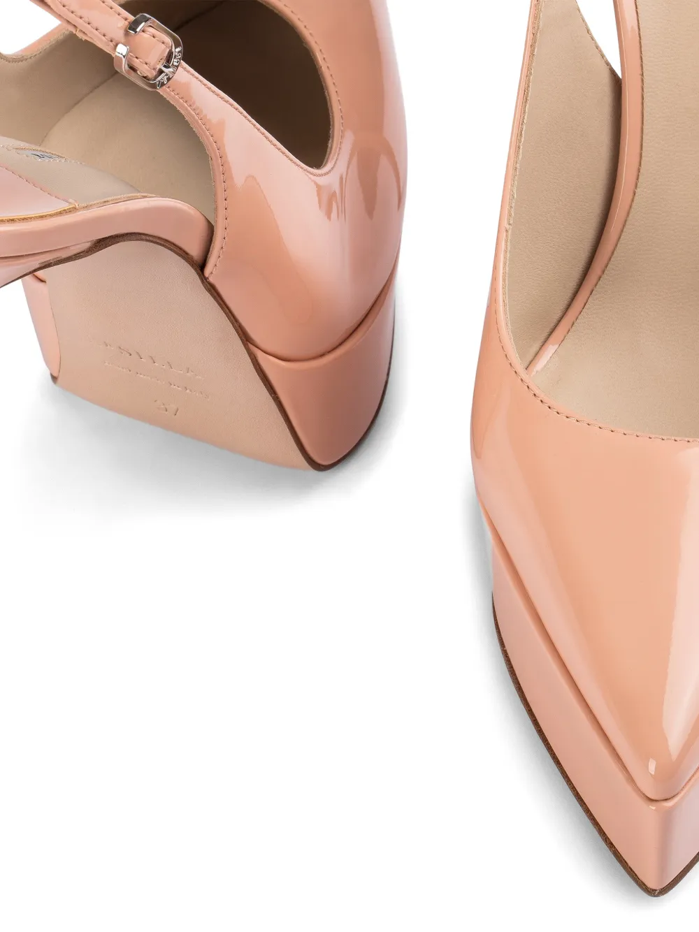 Uma Slingback Platform Pumps