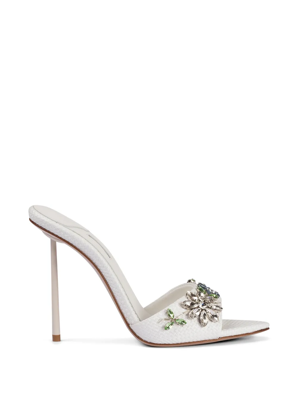 Le Silla Prairie sandalen met bloemenprint Wit