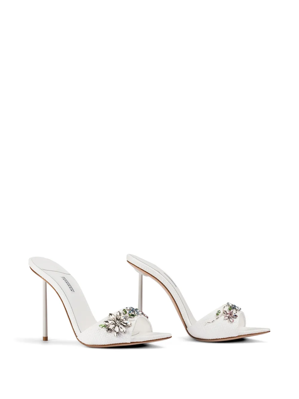 Le Silla Prairie sandalen met bloemenprint Wit