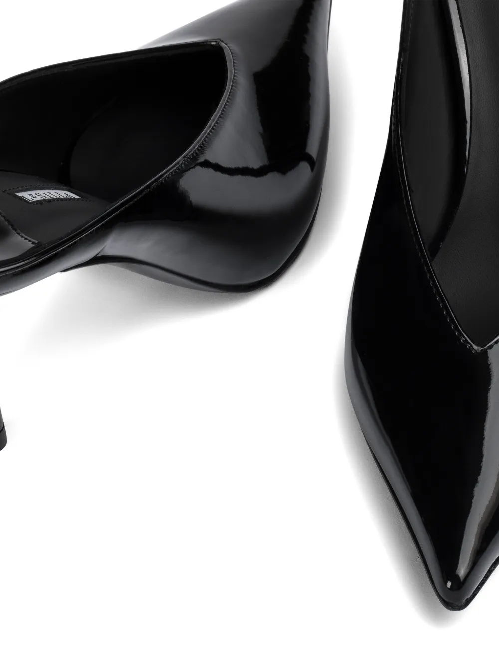 Le Silla Clivage heeled mules Zwart