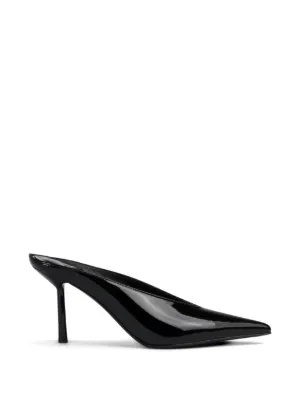 TOTEME Sharp ナッパレザーミュール | ブラック | FARFETCH JP