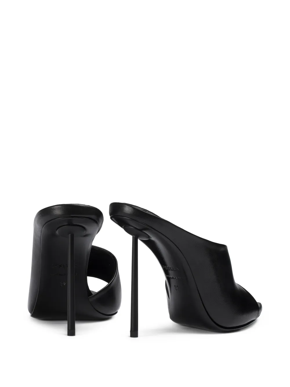 Le Silla Futura sandalen met stiletto-hak Zwart