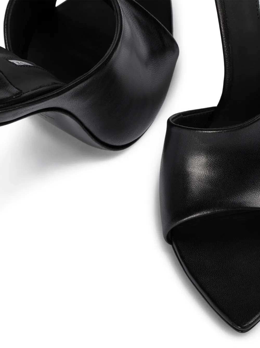 Le Silla Futura sandalen met stiletto-hak Zwart