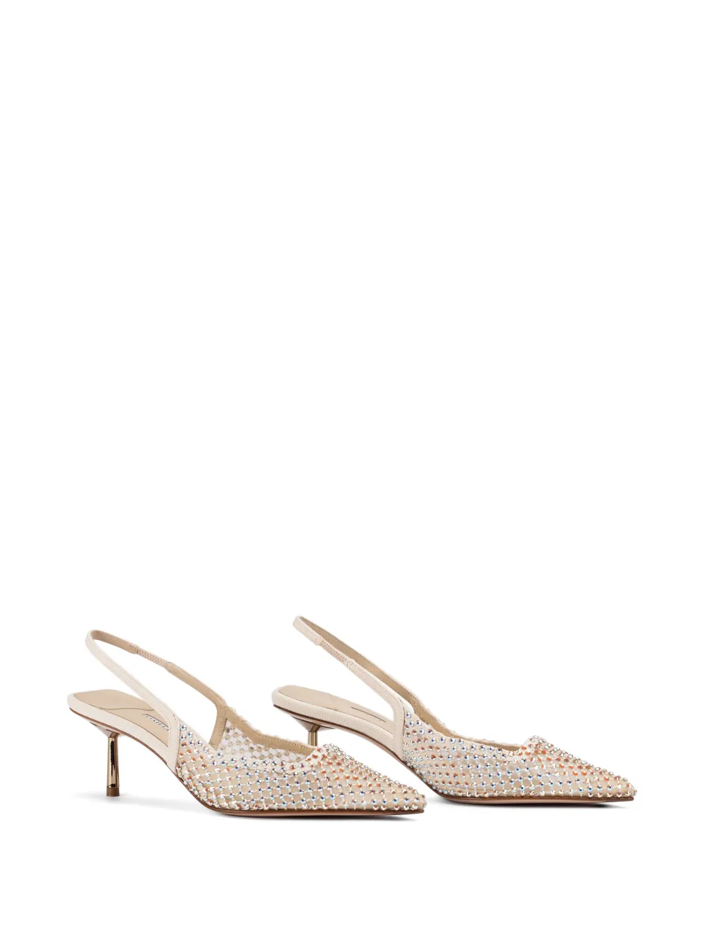 Le Silla Gilda Fierce verfraaide slingback pumps Beige