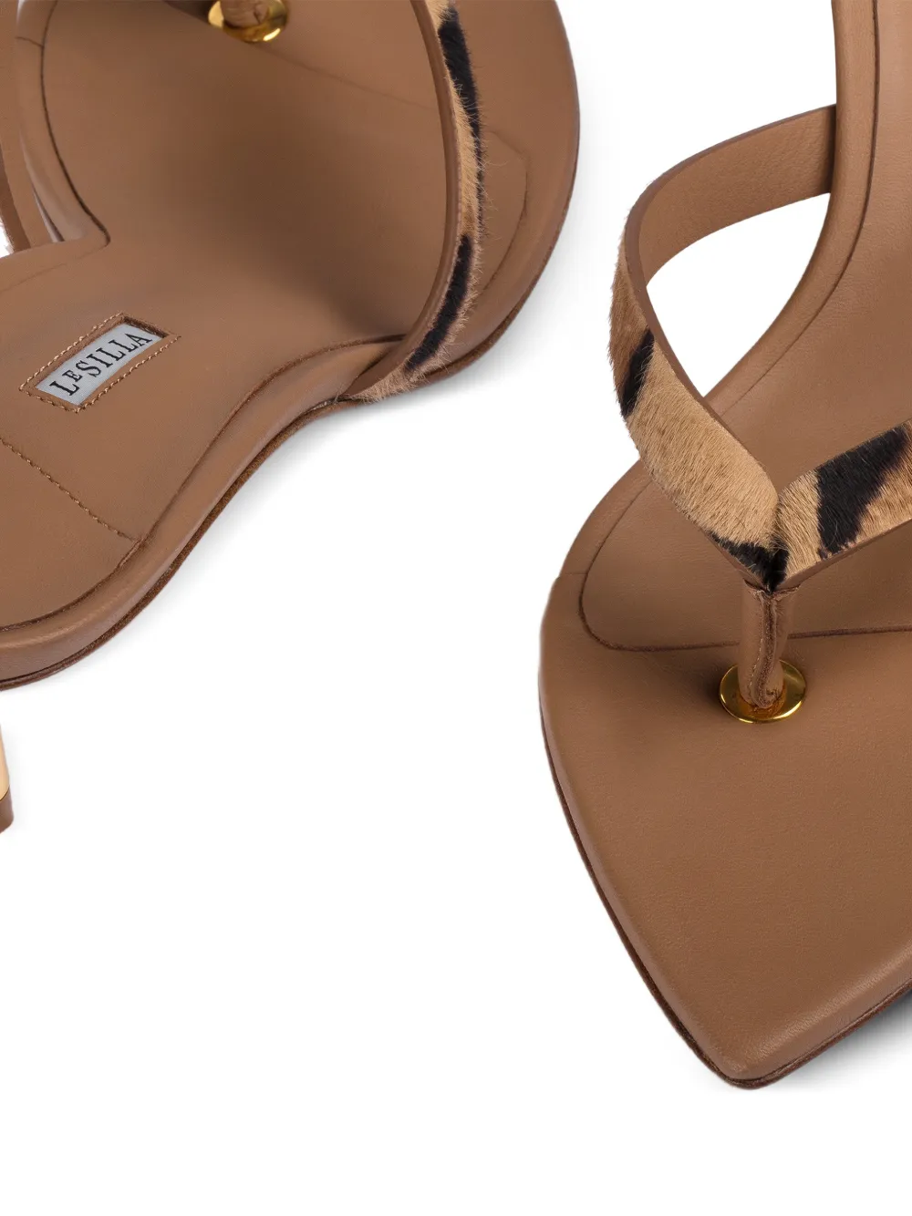 Le Silla Gisele sandalen met hak Beige