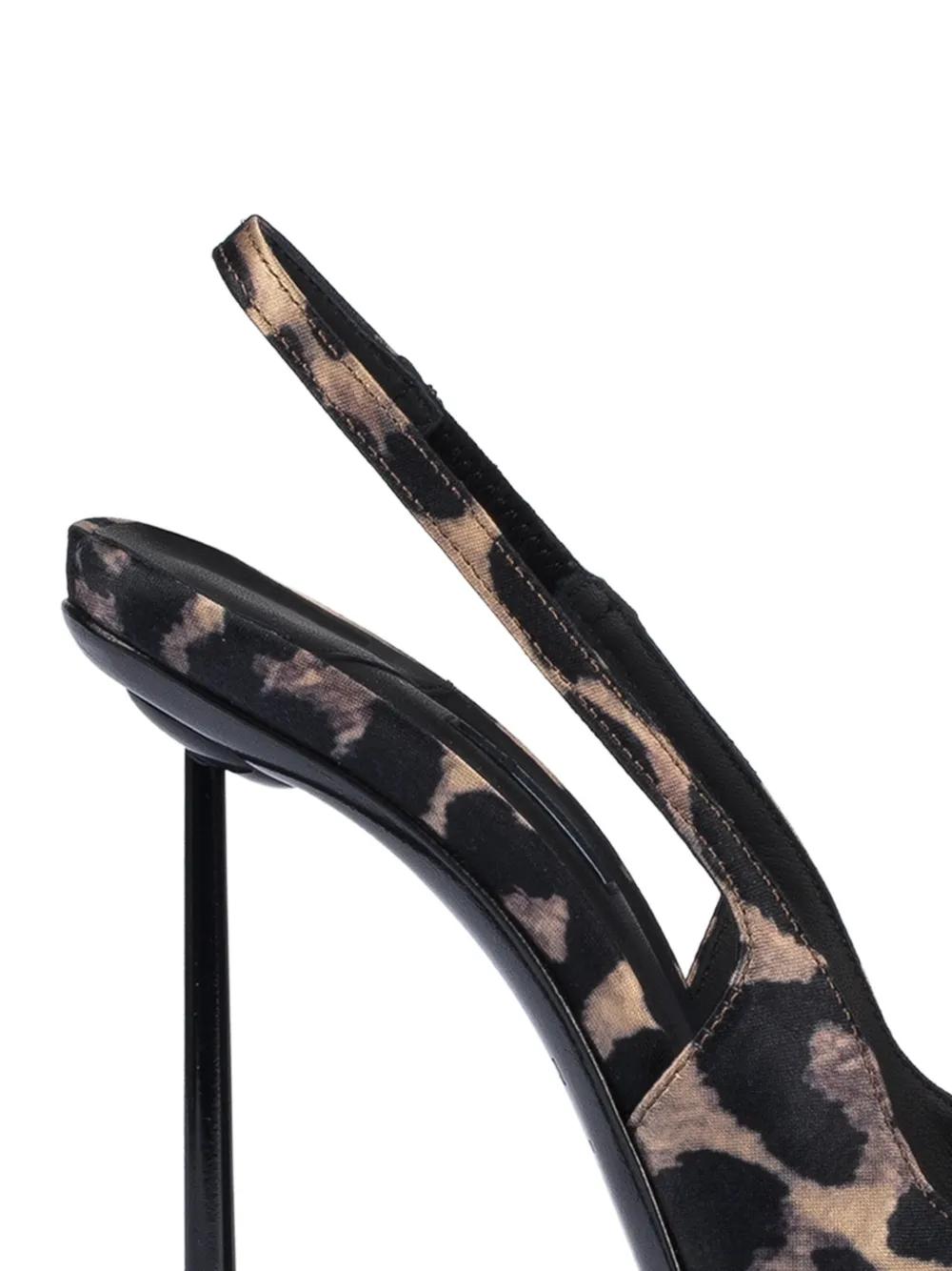 Le Silla Amelia slingback pumps met luipaardprint Beige