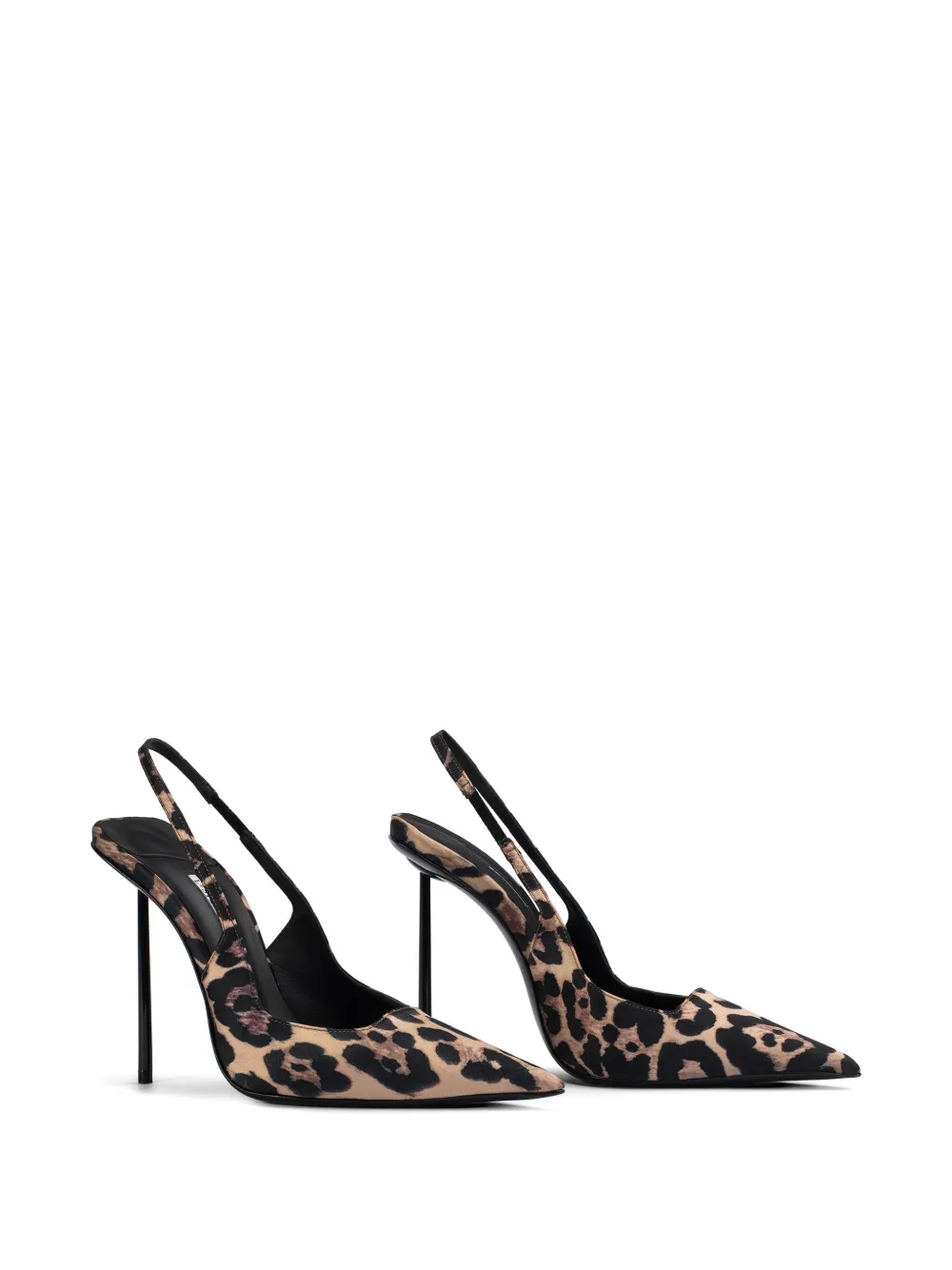 Le Silla Amelia slingback pumps met luipaardprint Beige