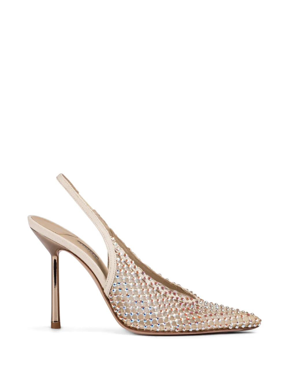Le Silla Gilda verfraaide slingback pumps Beige
