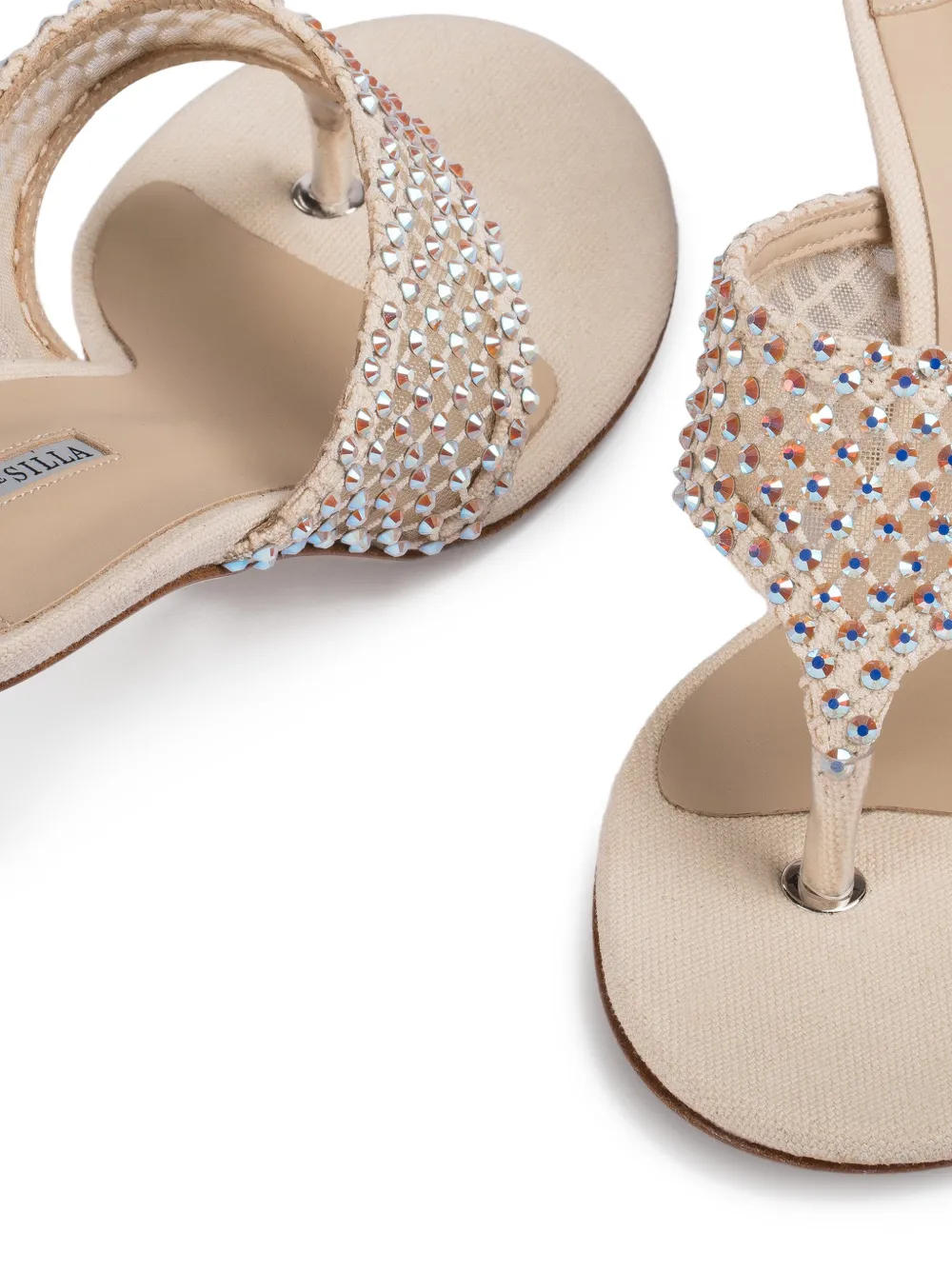 Le Silla Gilda sandalen met hak Beige