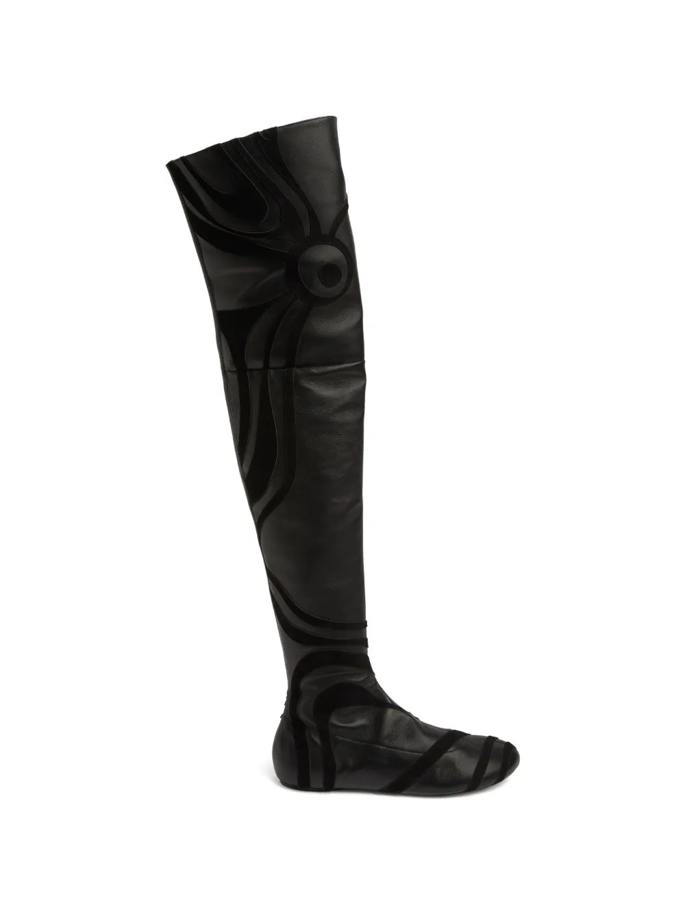 PUCCI Marmo over-the-knee boots – Black