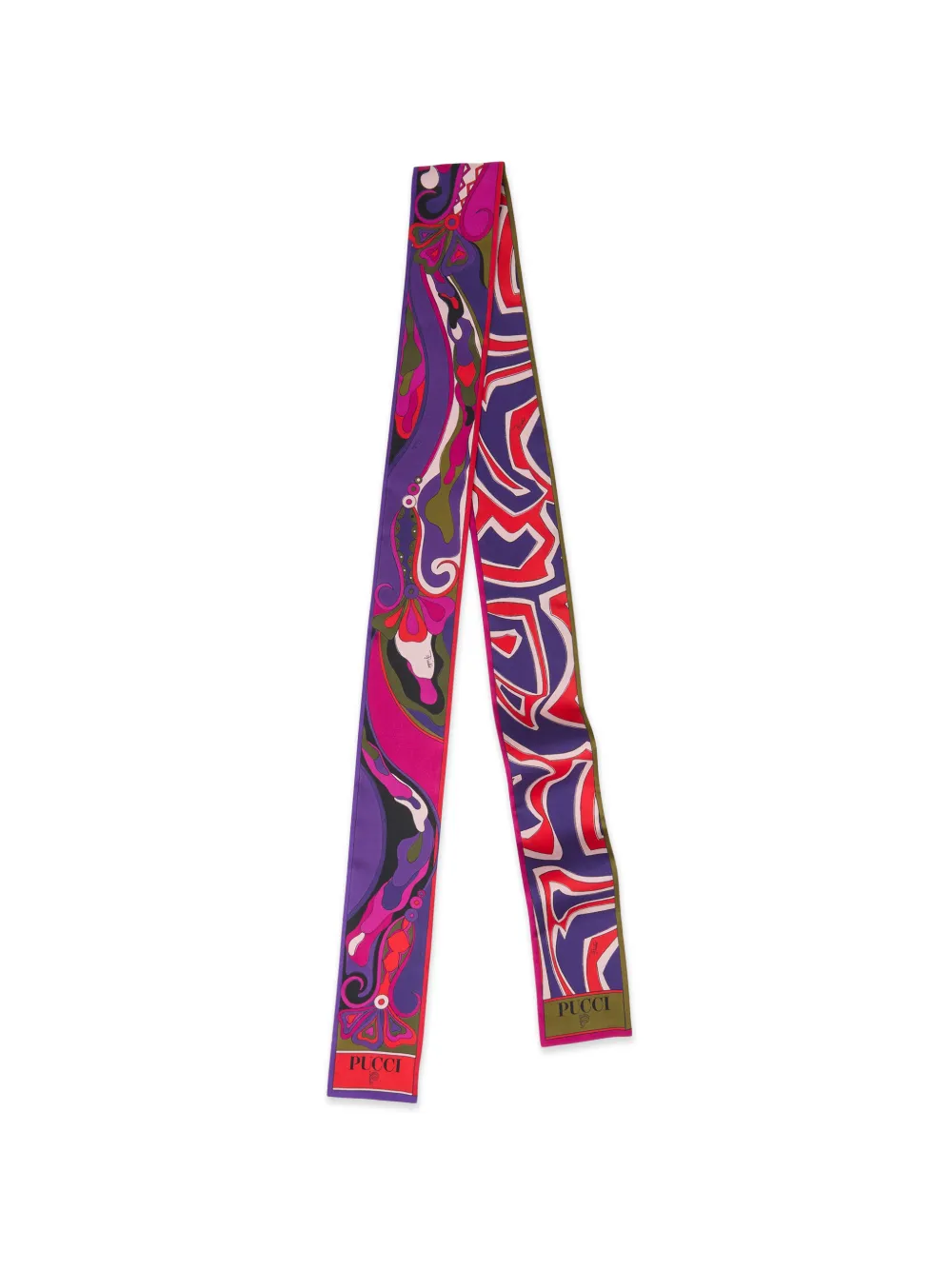 PUCCI mixed-print scarf - Viola