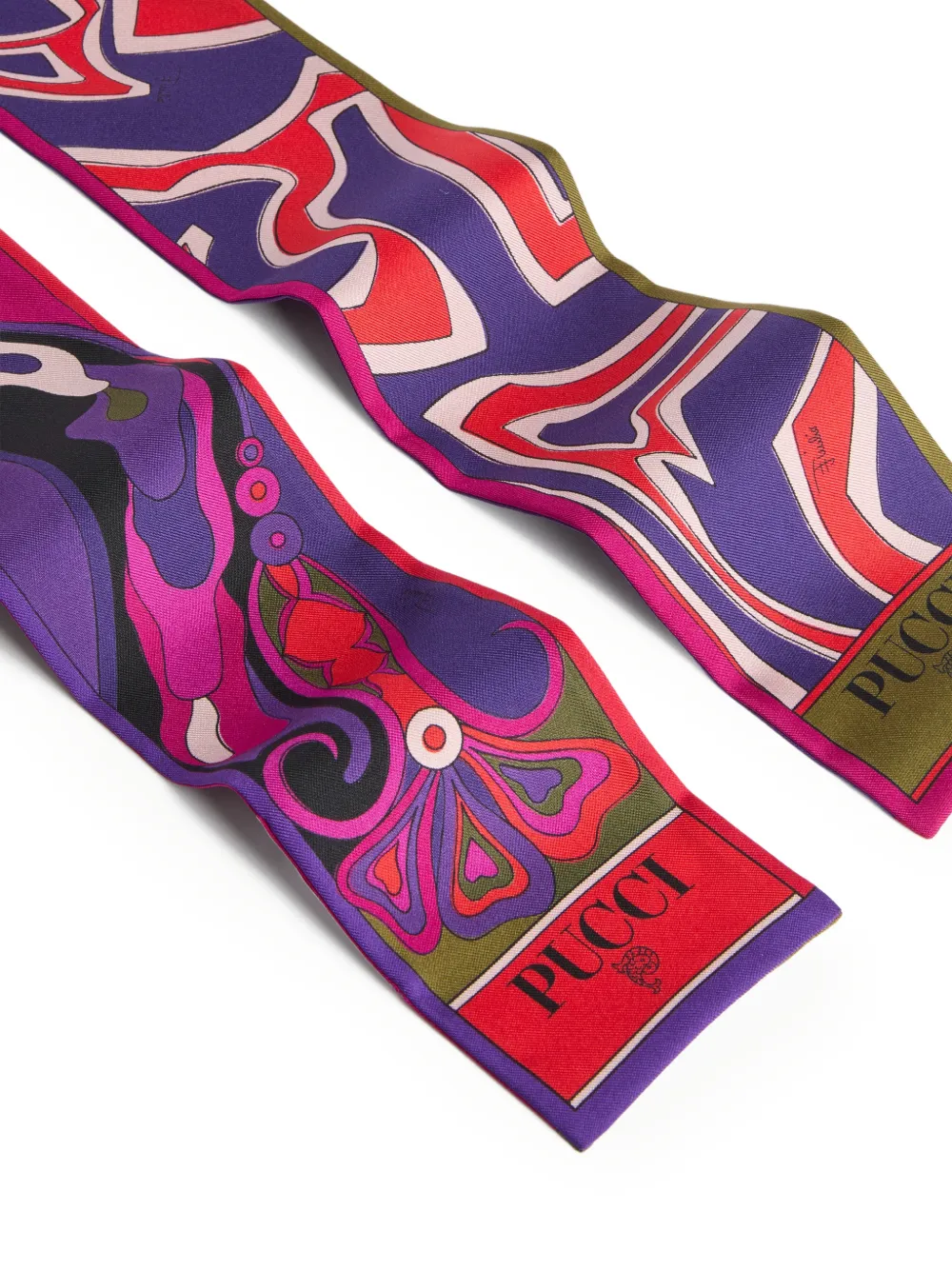  Pucci Mixed-print Scarf - Purple 