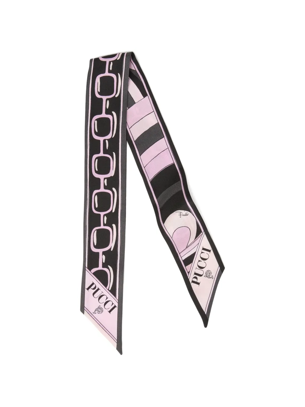 PUCCI Foulard in seta con stampa - 1