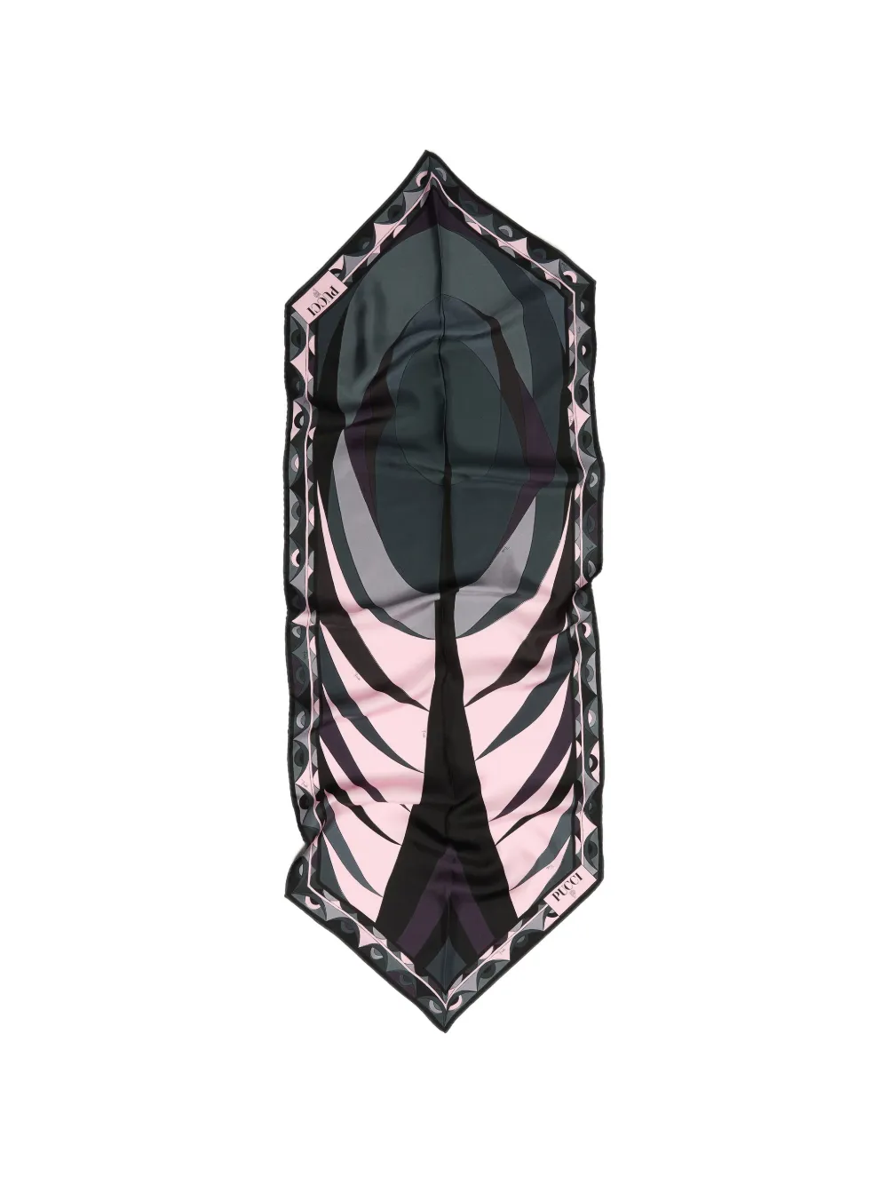 PUCCI Foulard in seta con stampa grafica - 1