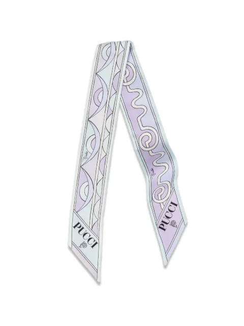 PUCCI Rombi-print silk scarf