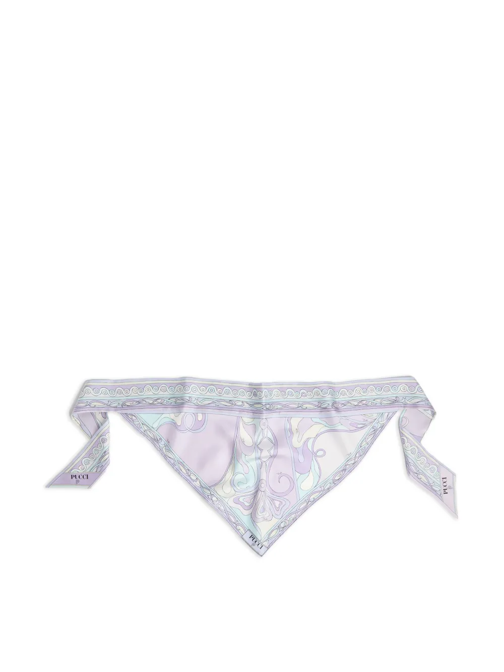 PUCCI Foulard con stampa Orchidee - Viola