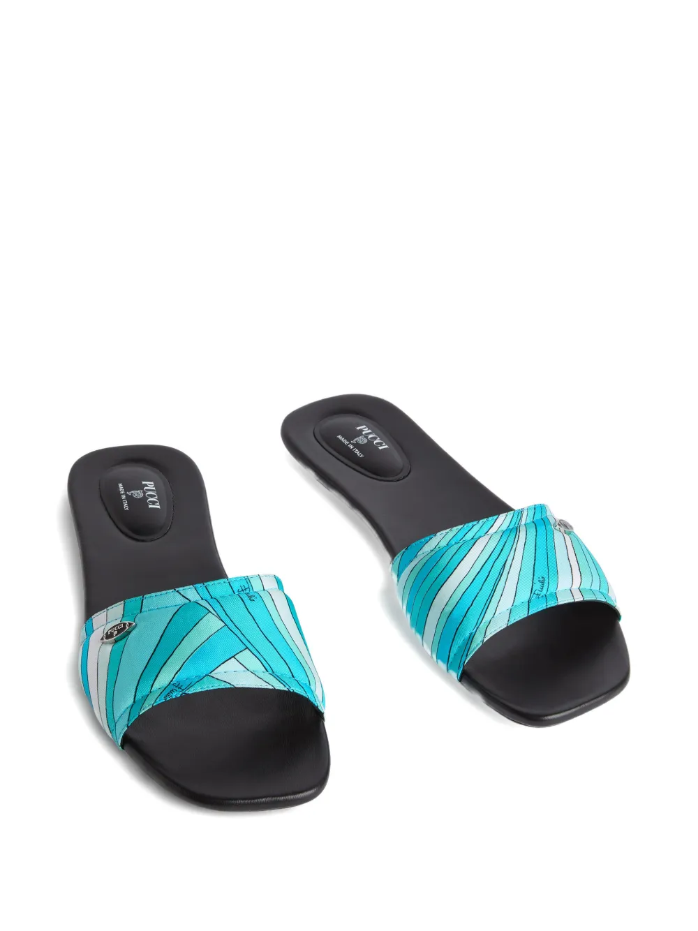 PUCCI Yummy sandalen met patroon Blauw
