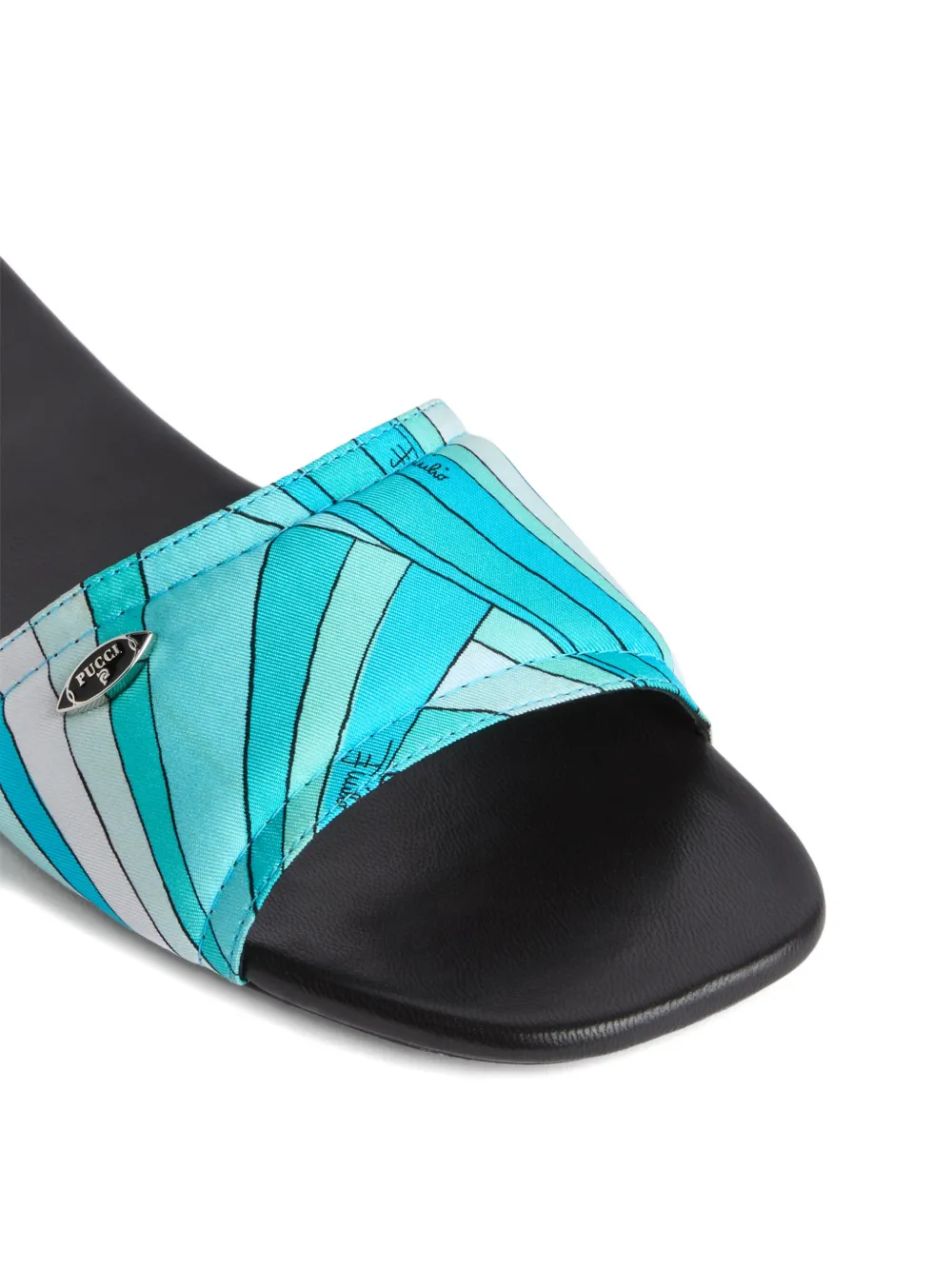 PUCCI Yummy sandalen met patroon Blauw