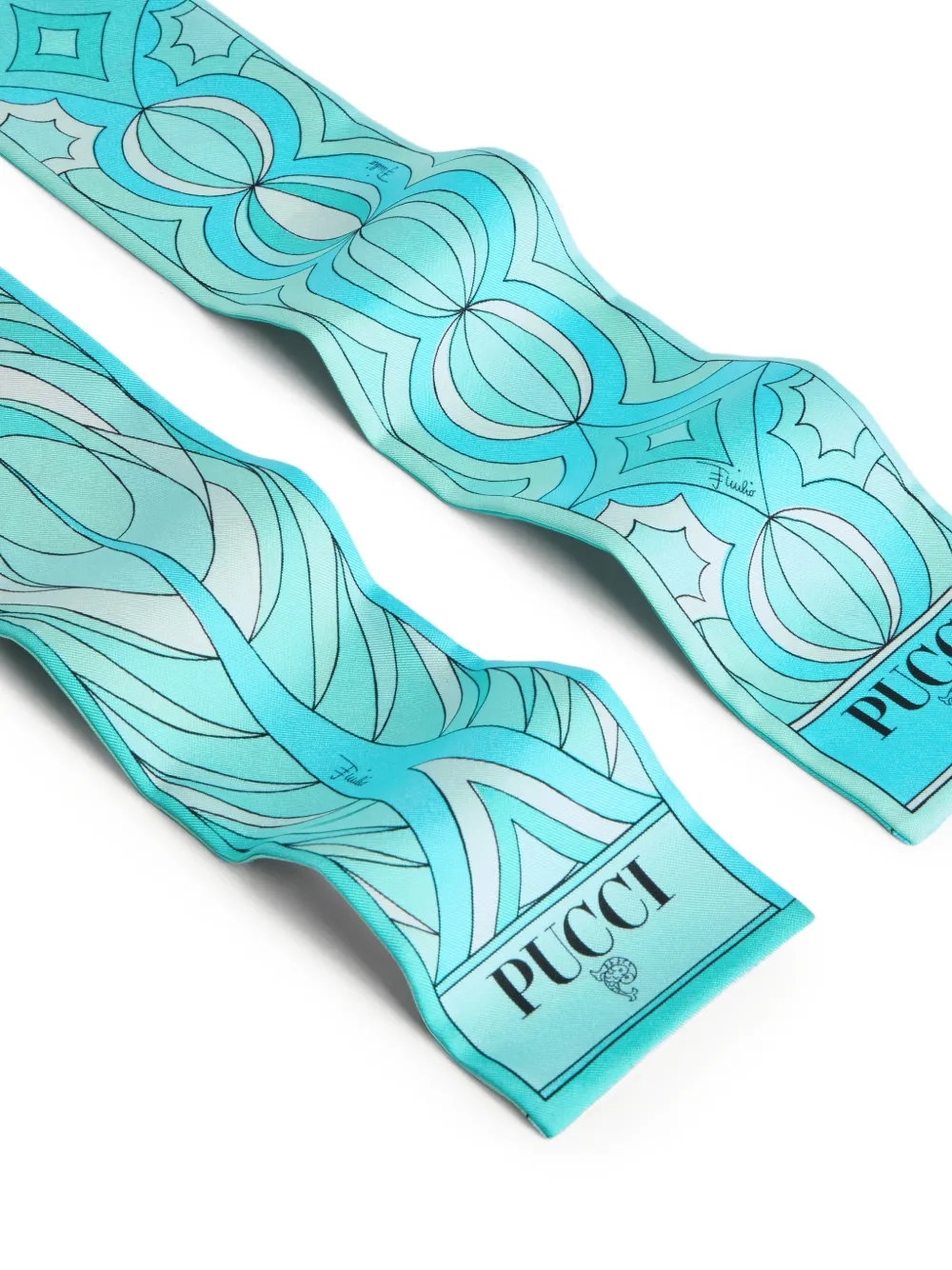  Pucci Printed Scarf - Blue 