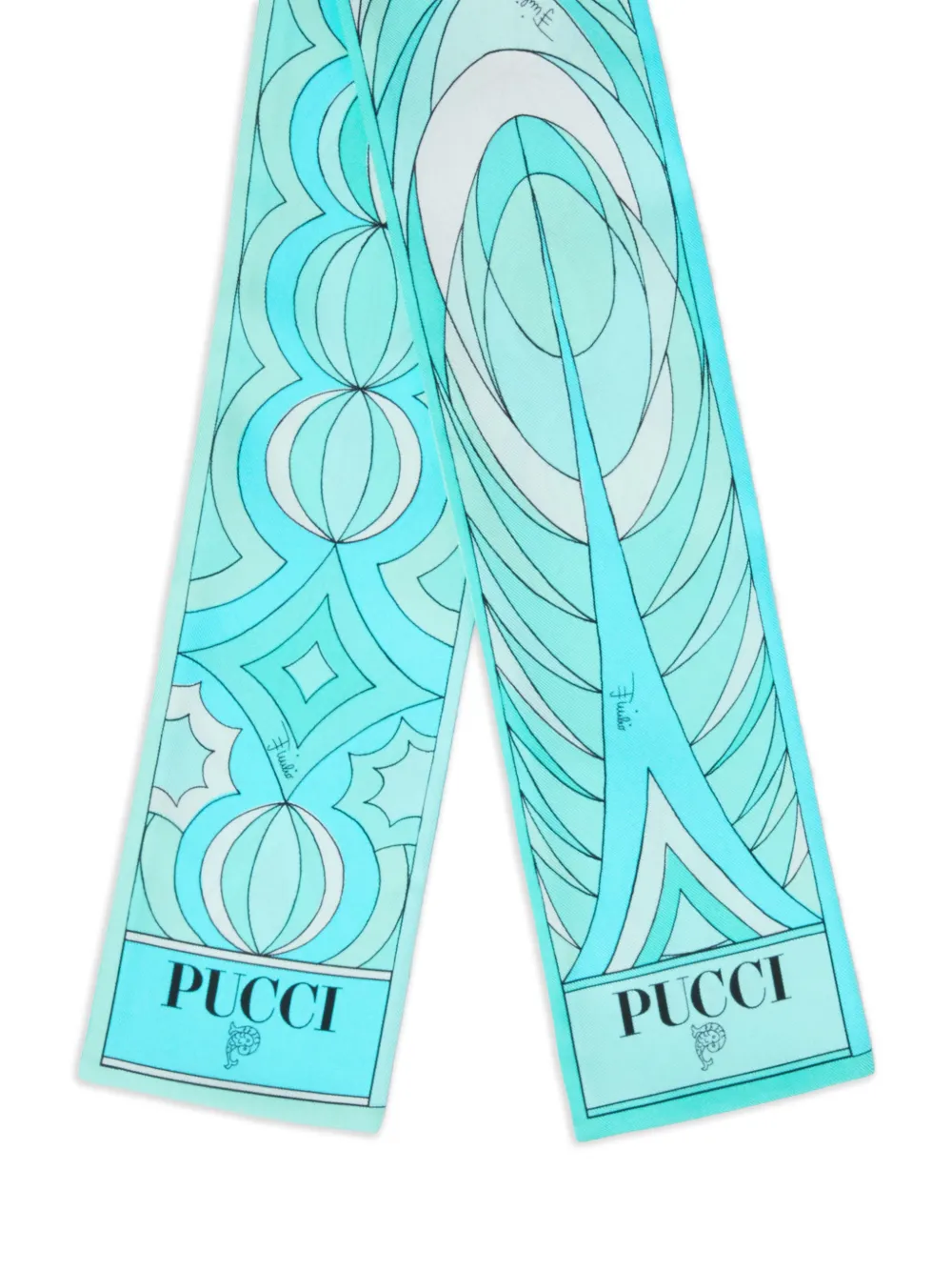  Pucci Printed Scarf - Blue 