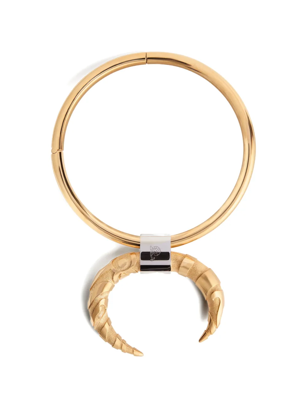 PUCCI horn-textured necklace - Oro