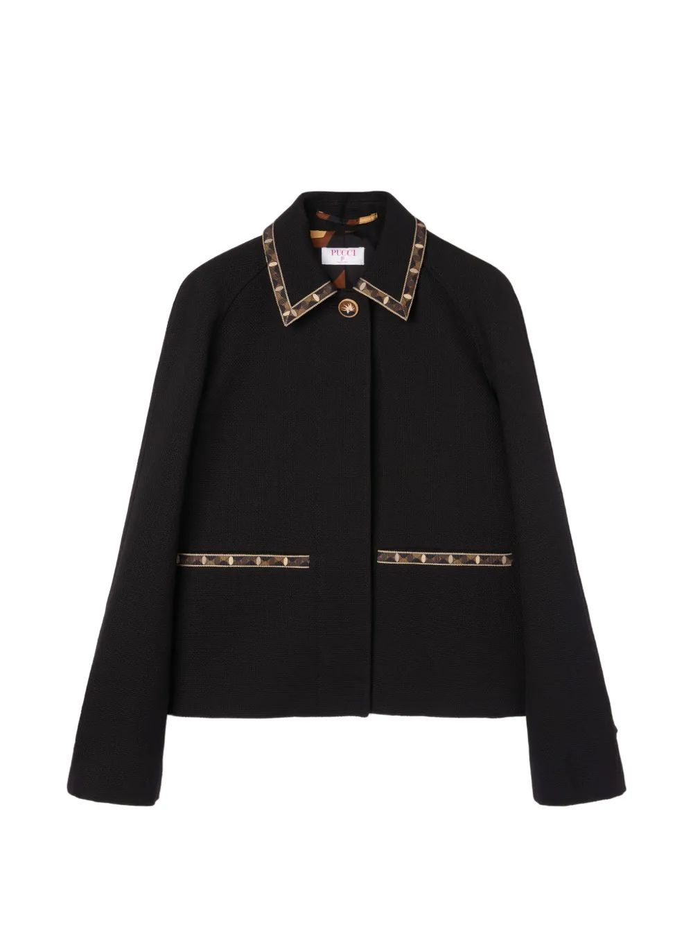 PUCCI Camicia con stampa Labirinto - Nero