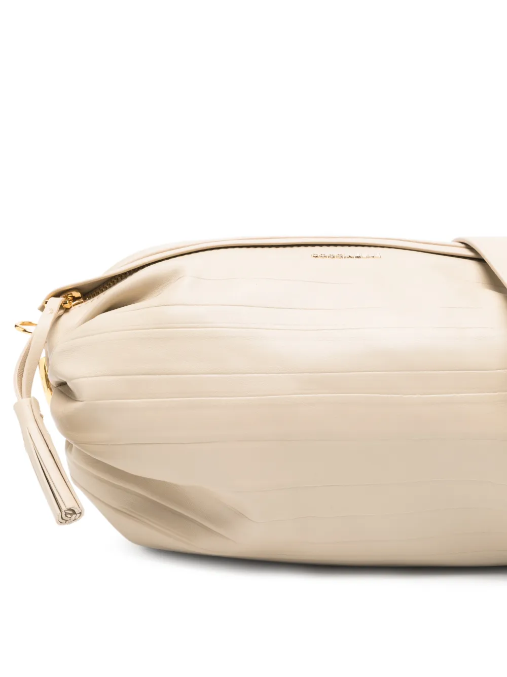 Coccinelle Schoudertas met kwastje Beige