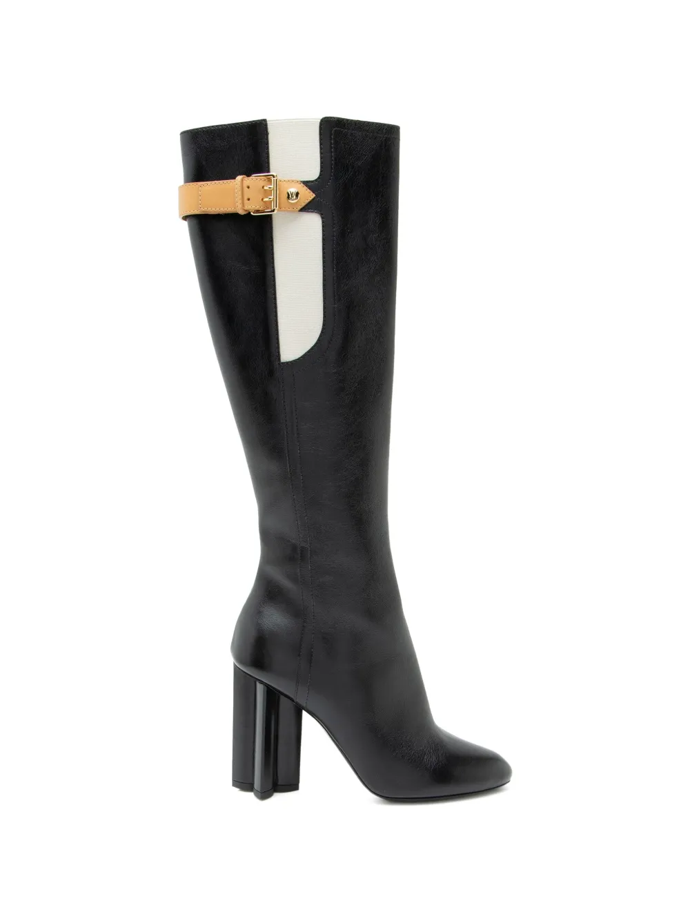 Louis Vuitton Pre-Owned Silhouette pointed high boots - Schwarz