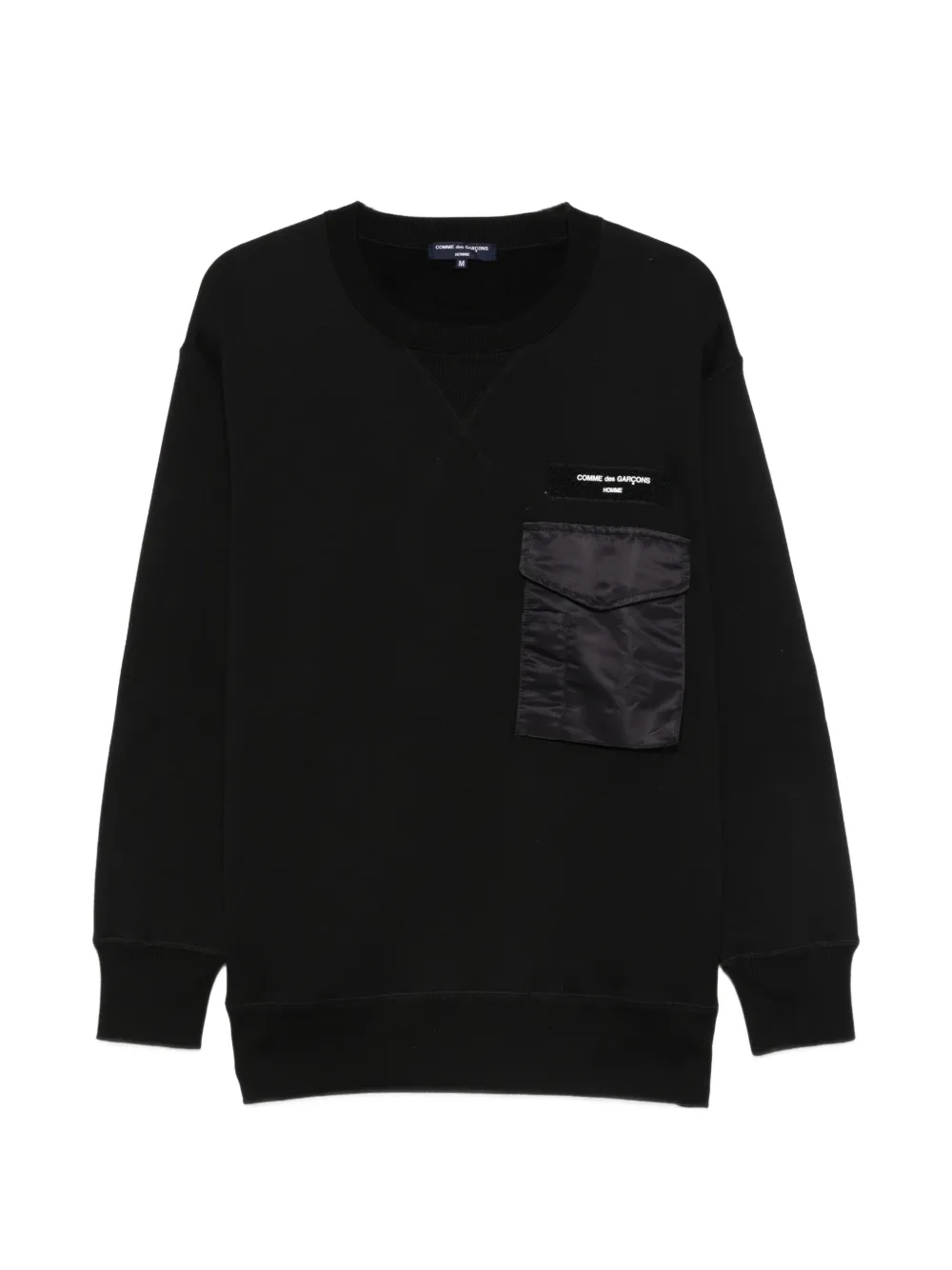 Comme des Garçons Homme Felpa girocollo - Nero